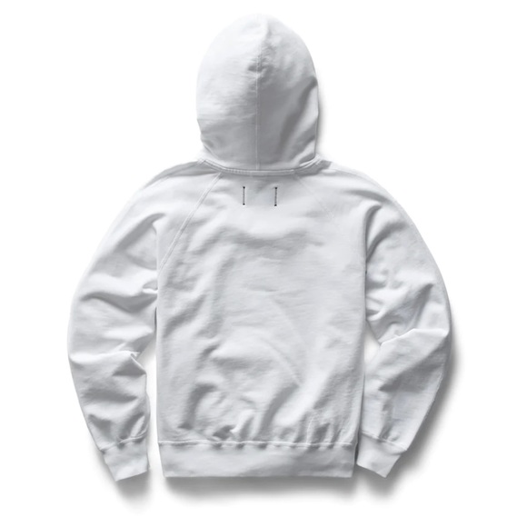 Reigning Champ White Relax Terry Lightweight Hoodie - Picture 5 of 9